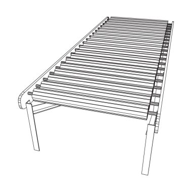 Tel kafes rulo konveyör