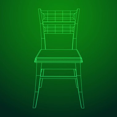 Sandalye arkalık tel kafes ile