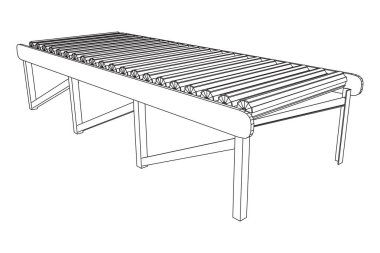 Tel kafes rulo konveyör