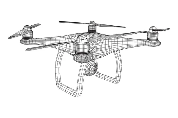 Fjärrkontroll air drone — Stock vektor