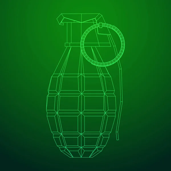 Bombe à main vectorielle — Image vectorielle