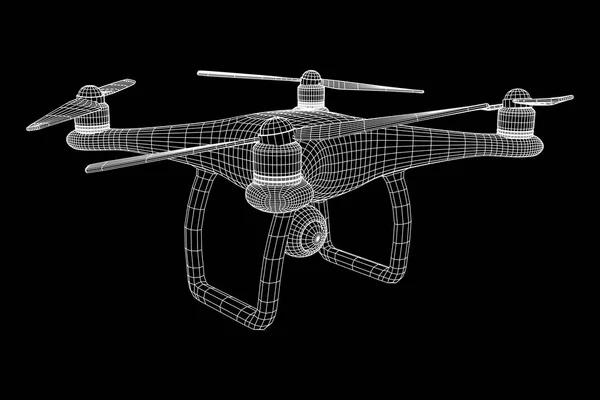 Drone de aire de control remoto — Archivo Imágenes Vectoriales