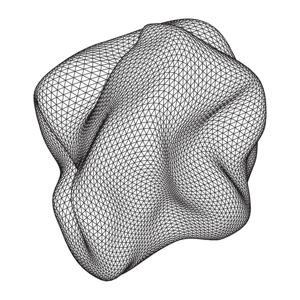 Treillis métallique abstrait — Image vectorielle