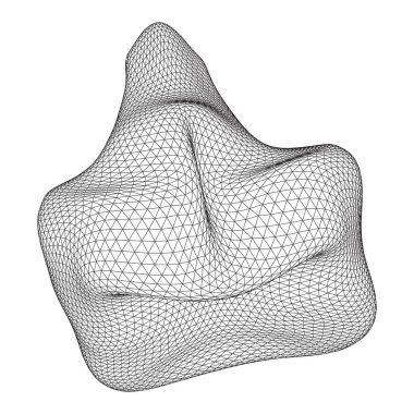 Soyut tel kafes kafes