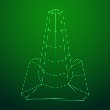 Trafik koni. Yol işareti