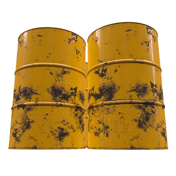 Old rust metal barrel — Stock Photo, Image