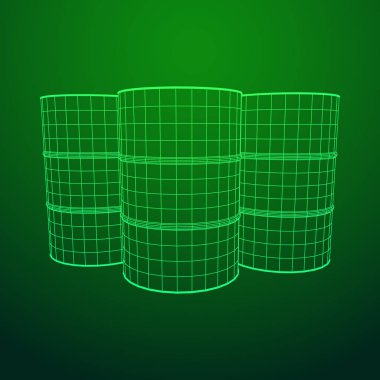 Metal varil tel kafes