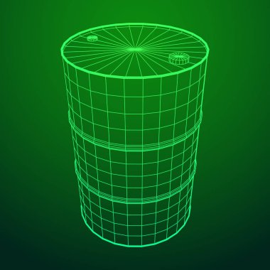 Metal varil tel kafes