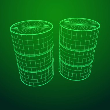 Metal varil tel kafes