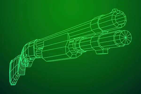 Fusil de chasse carabine — Image vectorielle