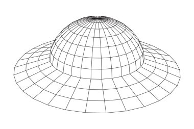 UFO Uzay gemisi tel kafes