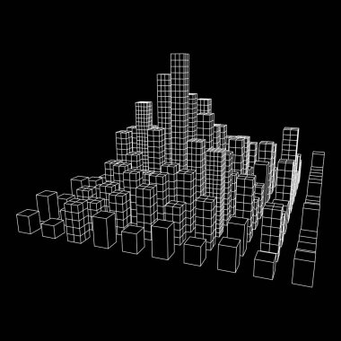 Mesh küpleri şehir dizi