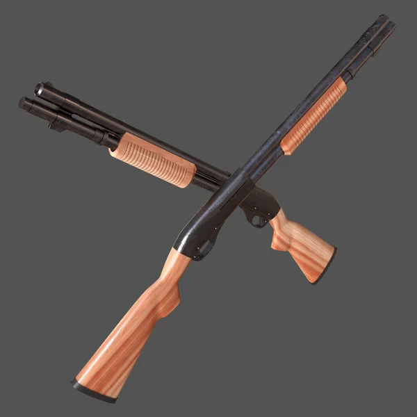 Shotgun rifle hunting carbine — Stock Photo, Image
