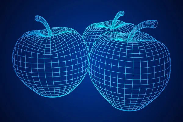 Ilustração vetorial da maçã —  Vetores de Stock