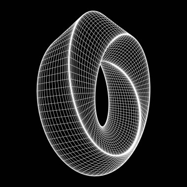 Mobius şerit yüzük kutsal geometri