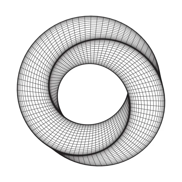 Mobius anillo tira geometría sagrada — Archivo Imágenes Vectoriales