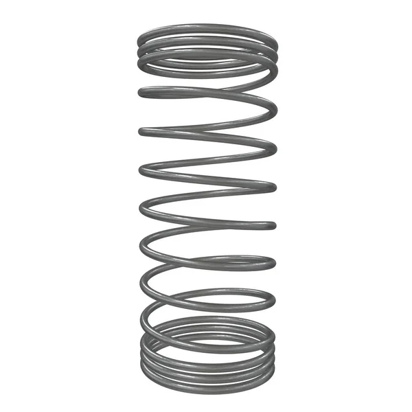 Metal spring 3d — Stock Photo, Image