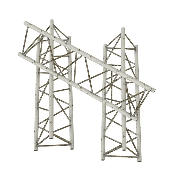 Metal truss girder element — Stock Photo, Image