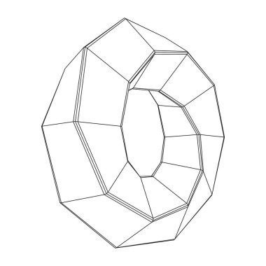 Mobius şerit yüzük kutsal geometri