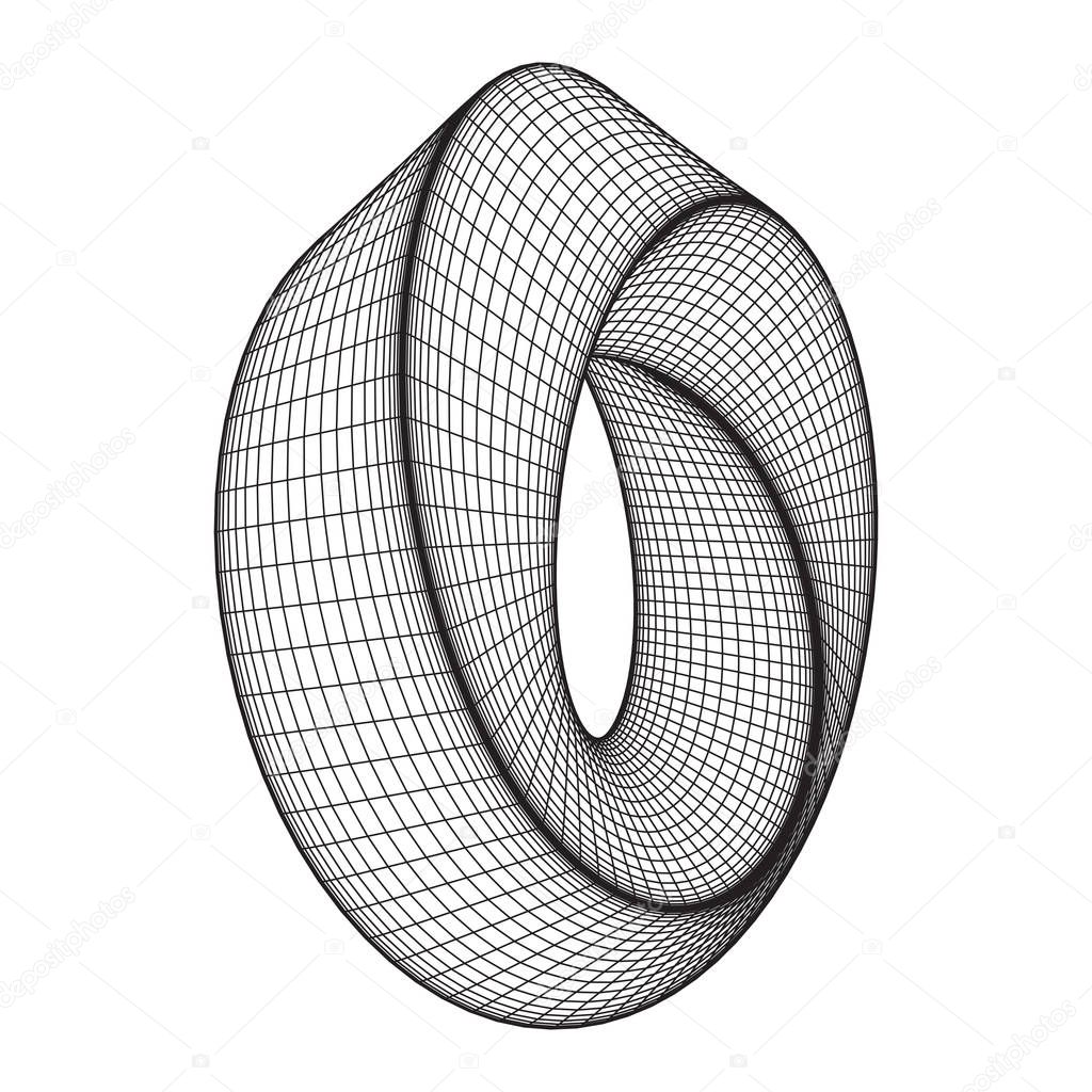 Mobius strip ring sacred geometry