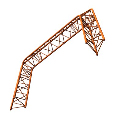 Metal kafes kiriş öğesi