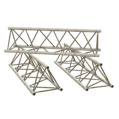 Metal kafes kiriş öğesi