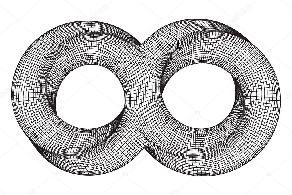 Mobius strip ring infinity sacred geometry