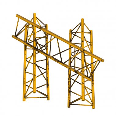 Metal kafes kiriş öğesi