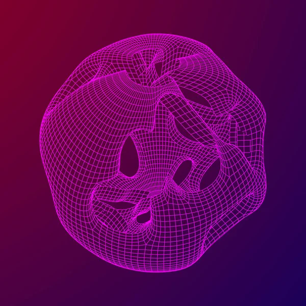 Анотація Векторна каркасна сфера — стоковий вектор