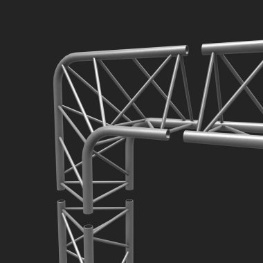 Metal kafes kiriş öğesi