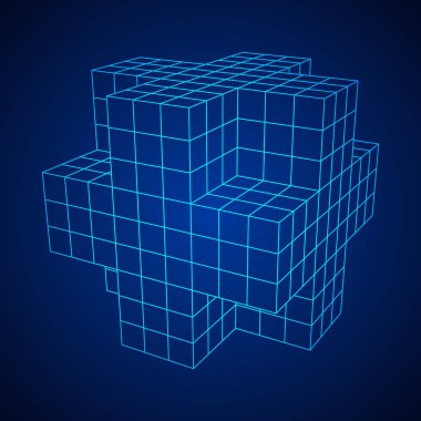 Tel kafes Necker küp