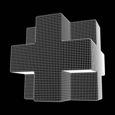 Tel kafes Necker küp