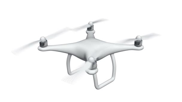 Drone de aire de control remoto — Vídeos de Stock