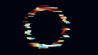 Glitched daire gövde tasarımı
