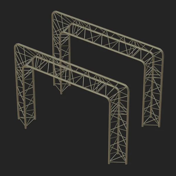 금속 트 러 스 대들보 요소 — 스톡 사진
