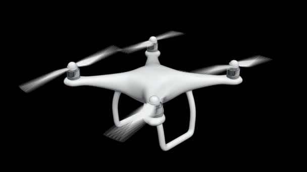 Fjärrkontroll air drone — Stockvideo