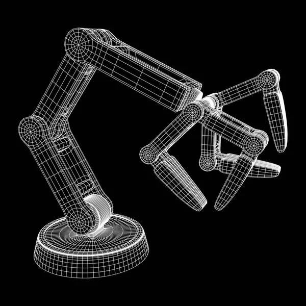 Vector de brazo robótico — Archivo Imágenes Vectoriales