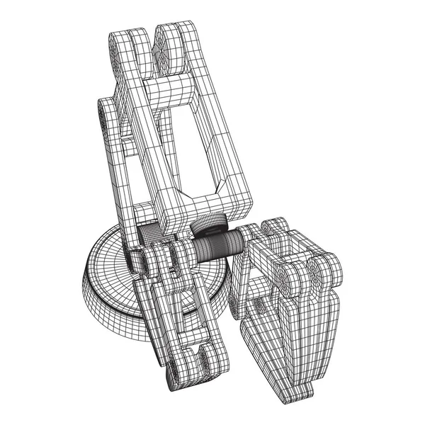 Vector de brazo robótico — Archivo Imágenes Vectoriales