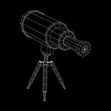 Keşfetmek için astronomik teleskop bilimsel araç