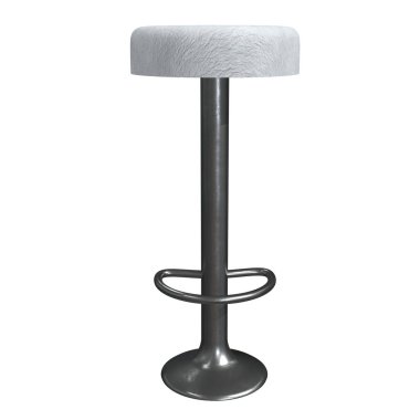 Eski moda bar taburesi. Yüksek sandalye.