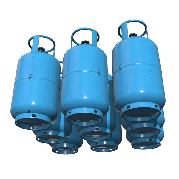 Gas cylinder lpg tank gas-bottle — Stock Photo, Image