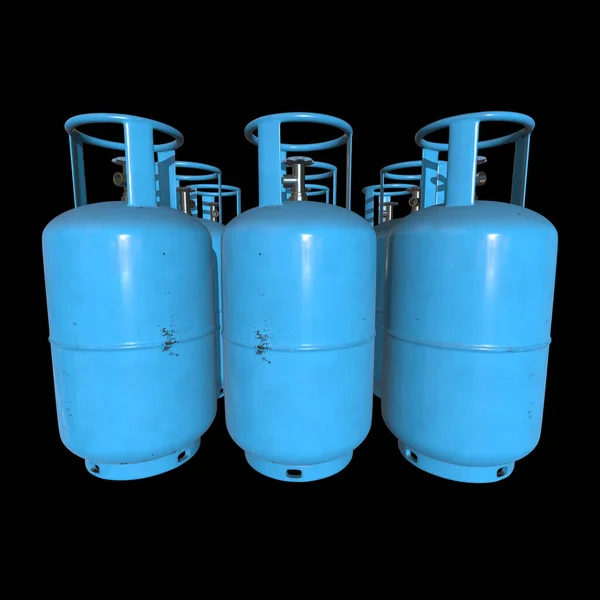 Gas cylinder lpg tank gas-bottle — Stock Photo, Image