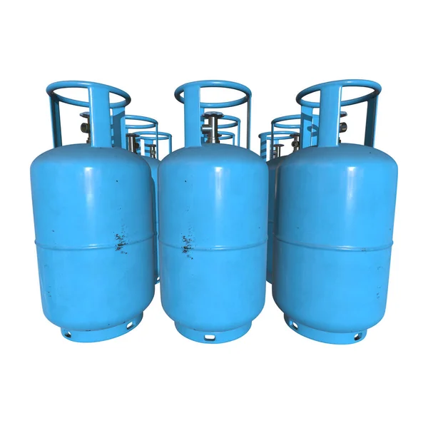 Gascylinder LPG tank gas-flaska — Stockfoto