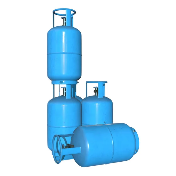 Cilindro de gas tanque de lpg botella de gas —  Fotos de Stock