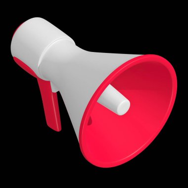 Sesi yükseltmek için megafon ya da megafon