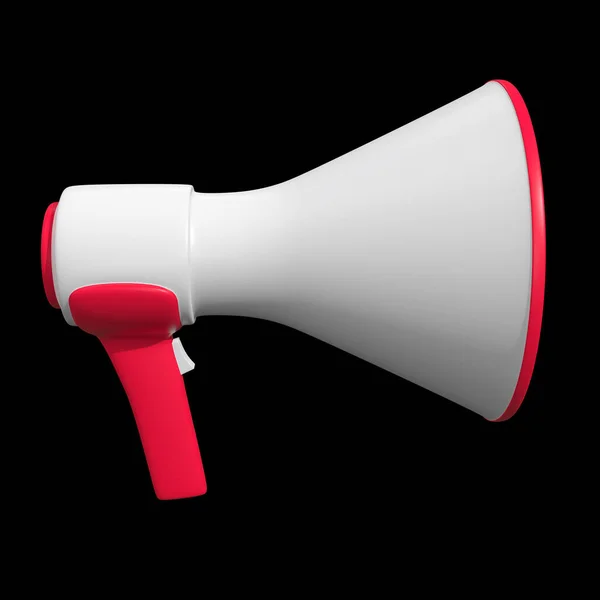 Megaphone or bullhorn for amplifying voice — Stock Photo, Image