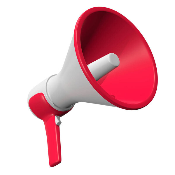 Megaphone or bullhorn for amplifying voice