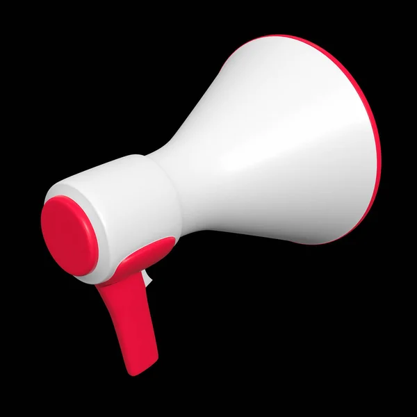 Megaphone or bullhorn for amplifying voice — Stock Photo, Image