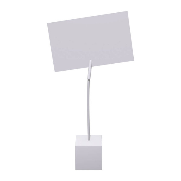 Держатель сообщения. Держатель карты с клипом и примечанием на кубической основе
