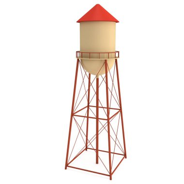 Su kulesi. Endüstriyel yapı